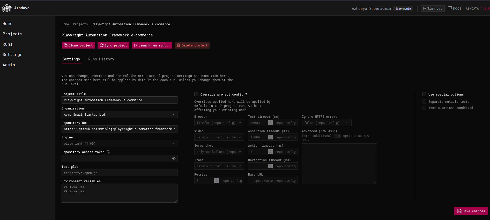 Project details